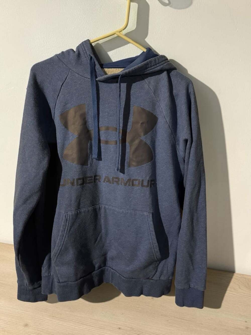 Under Armour Rival Fleece Logo Hoodie Size MD Blue